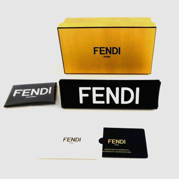 NEW Fendi FE40072U 30E  Fendi - O'Lock Aviator-Style Gold-Tone Sunglasses - Picture 9 of 9